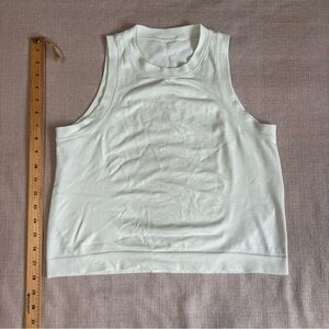 LNDR mint green athletic cropped Tank Top